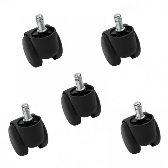 INF Stolshjul länkhjul möbelhjul 5-pack 50 mm / 2 tum