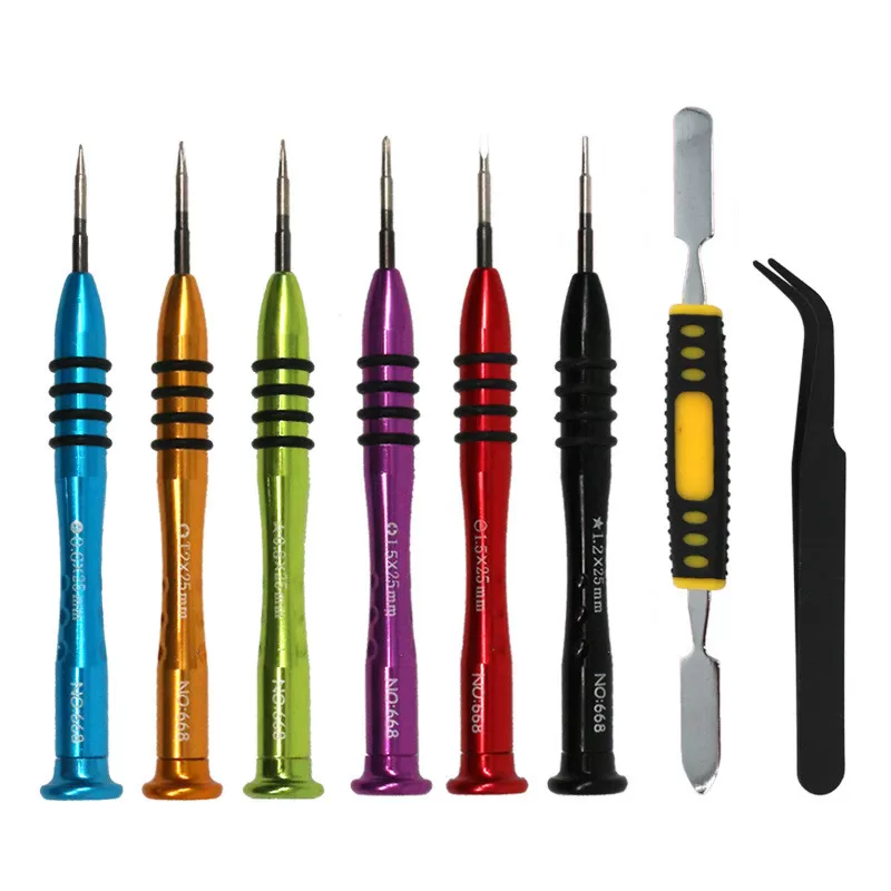 INF 8-i-1 Precisionsskruvmejselset för elektronikreparation