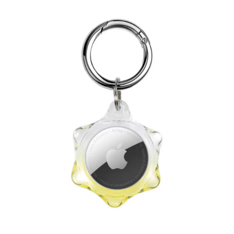 INF Gradient Color Skyddsfodral för Apple AirTags Gul
