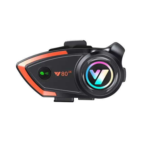 INF Motorcykelhjälm Bluetooth-headset med mjuk+hård mikrofon, svart