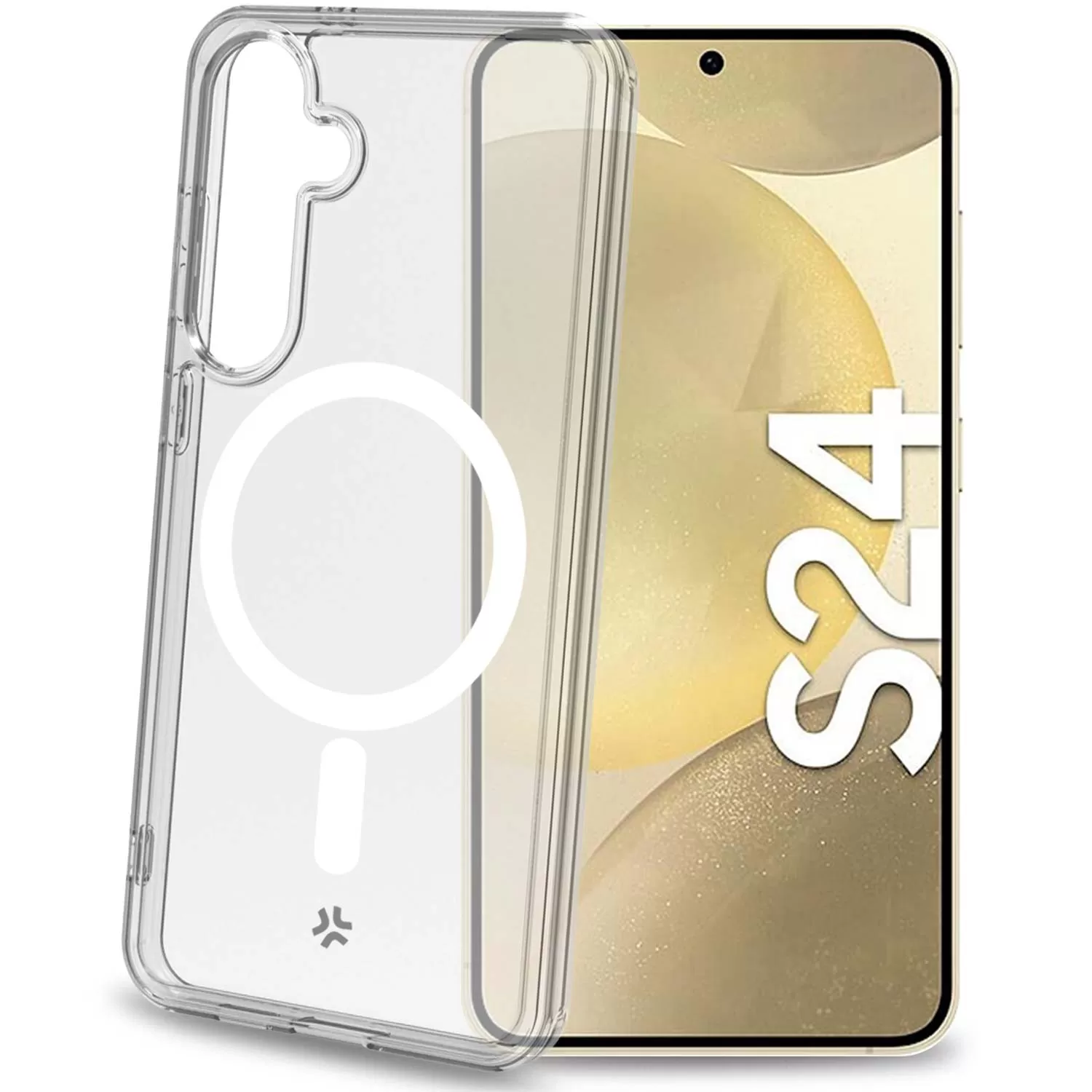 Celly Gelskinmag Magnetic TPU Cover Galaxy S24 5G Transparent