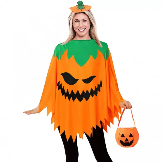 INF Pumpkin Cloak Kostym för Halloween, Cosplay och fester