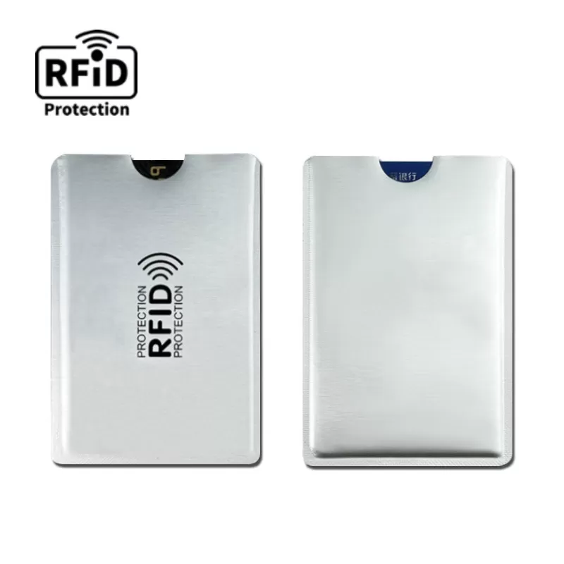 INF Kortfodral med RFID-Blockering, 10-pack Silver