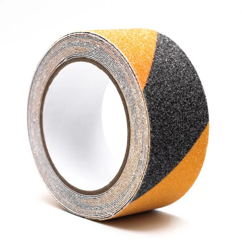 INF Halkskyddstejp Svart & Gul - 5cm x 5m - För Ökad Säkerhet