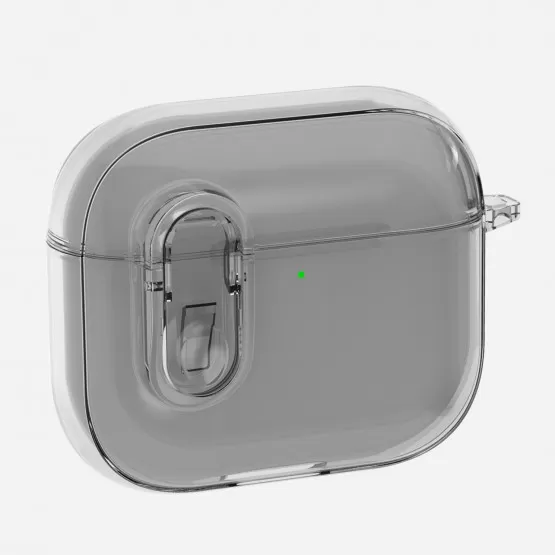 INF Snygg TPU Skal till AirPods 4 - Stötabsorberande Skydd Grå