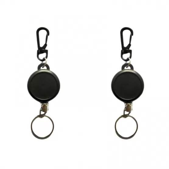 INF 2-pack infällbar nyckelring, Easy Pull-nyckelring