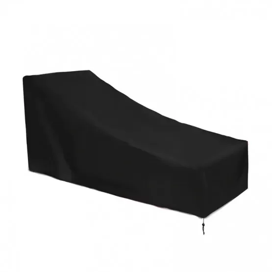 INF Skydd för solstol - Svart 210D - 180x85x70/130 cm