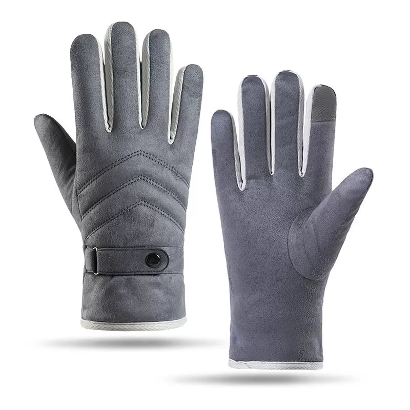 INF Parhandskar i mocka Grå