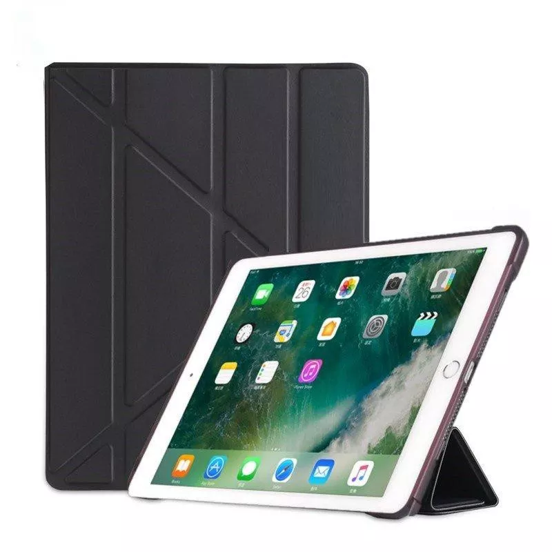 INF iPad fodral 9.7 tum Smart Cover Case med ställ Svart