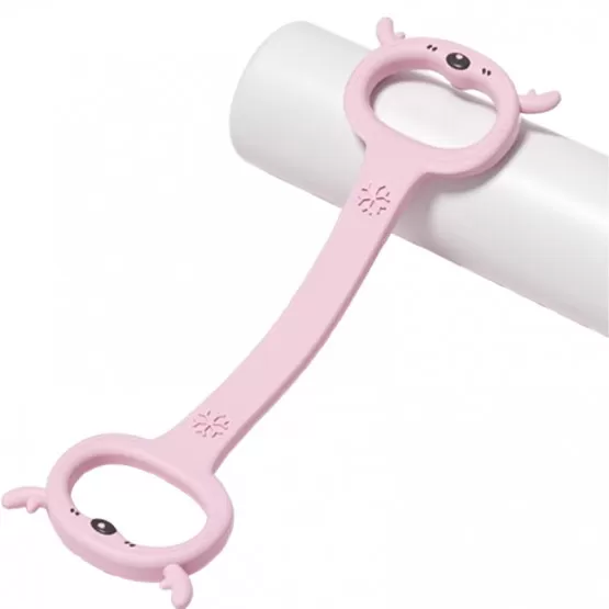 INF Pink Deer 8-formade motståndsband för yoga och fitness Rosa