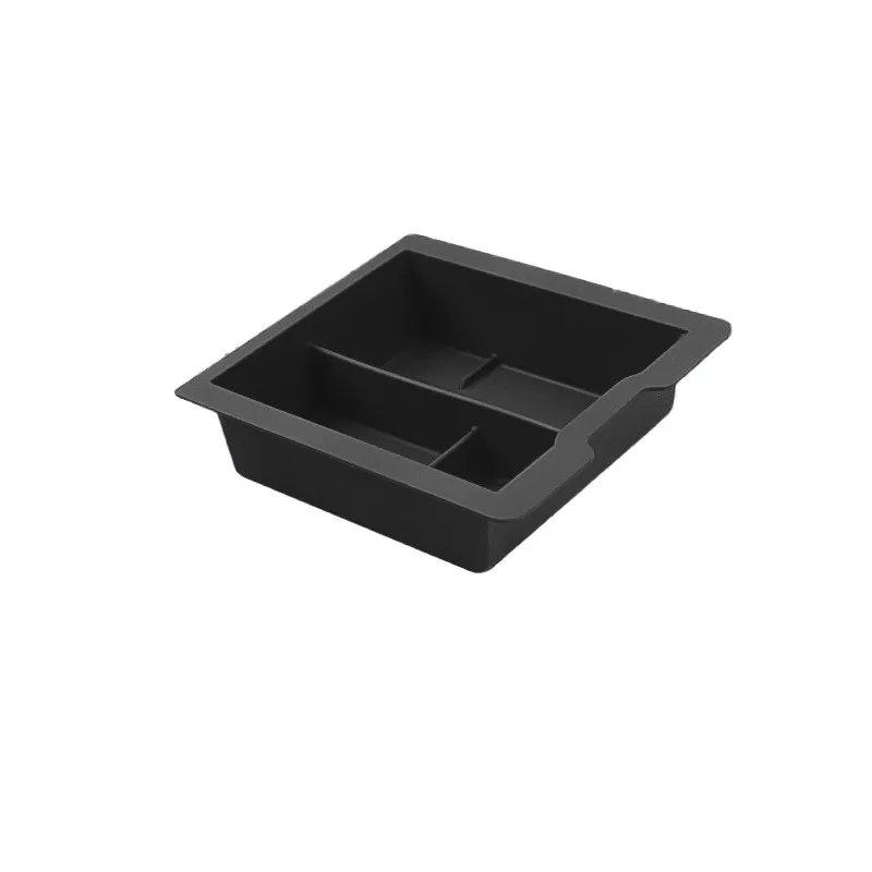 INF Center Console Organizer för Tesla Model 3/Y - Silikonförvaringslåda med främre kylfack