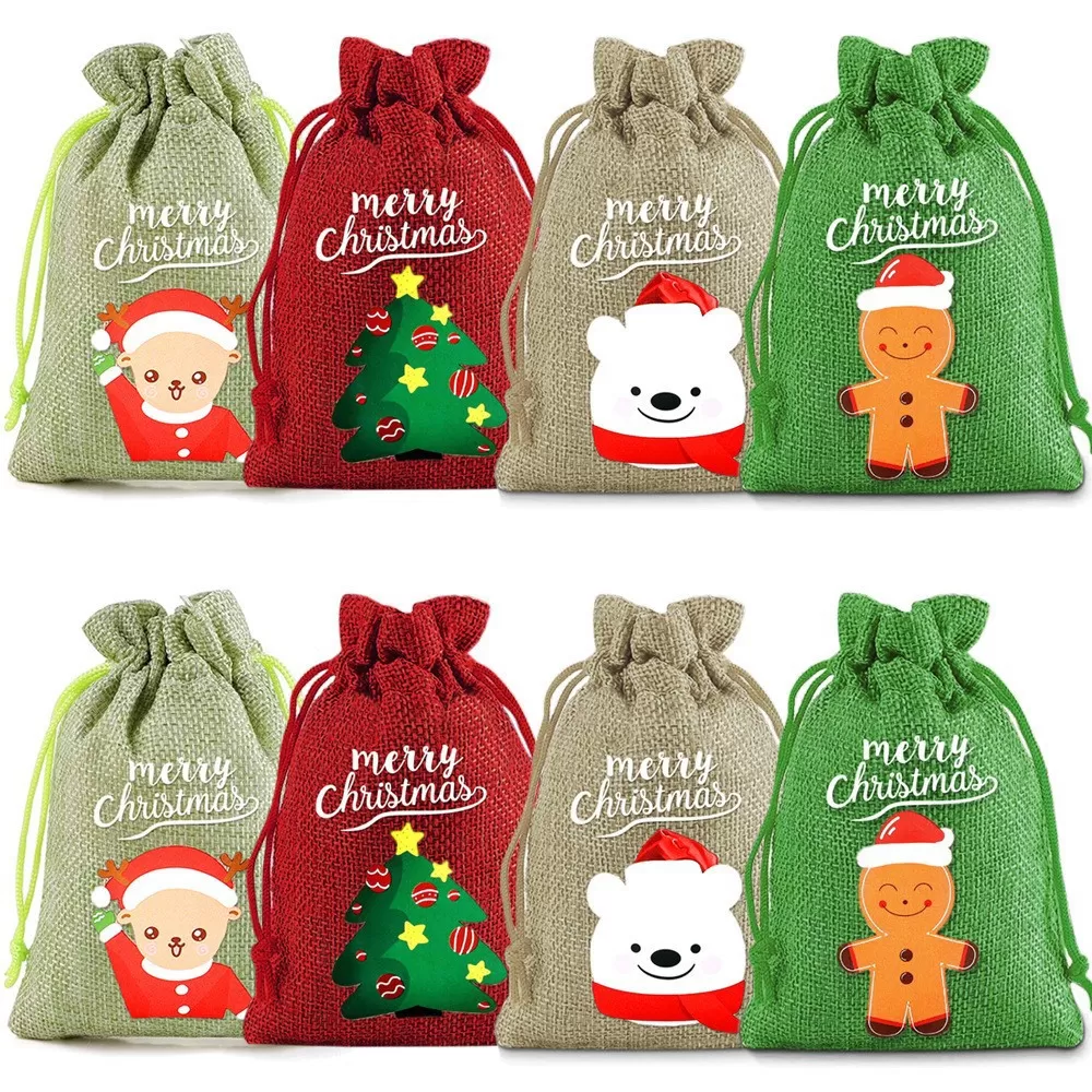 INF Juljute presentpåsar 8-pack