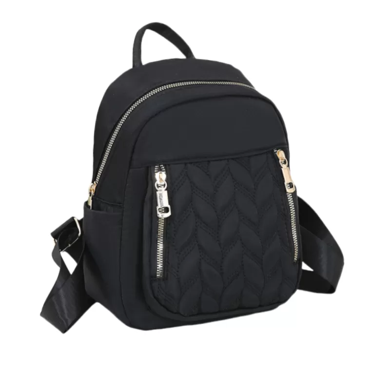 INF Reseryggsäck med stor kapacitet för kvinnor Svart