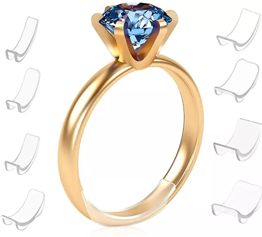 INF Ringjusterare för anpassning av ringstorlek 8 st