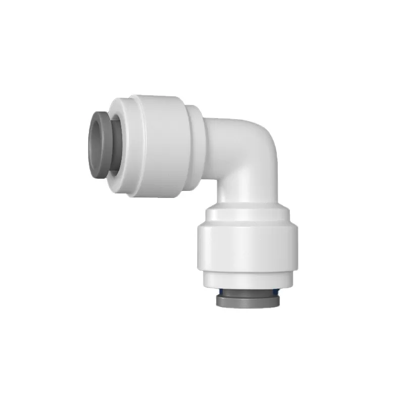 INF 10 st snabbkopplingar - 2-vägs armbågskontakt (grå klo)