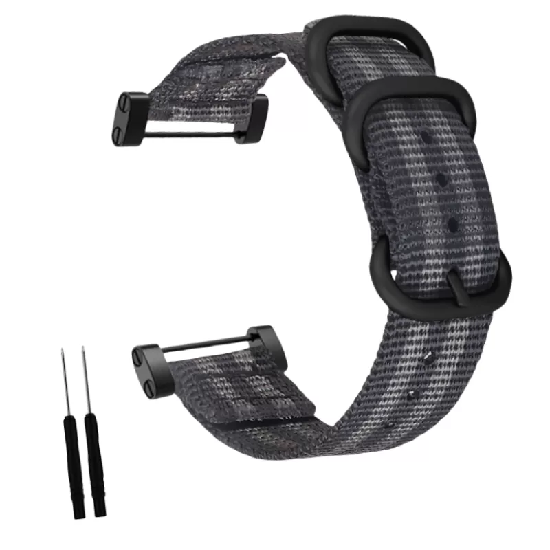 INF SUUNTO Core Expedition Series klockarmband i nylon Grå+svart