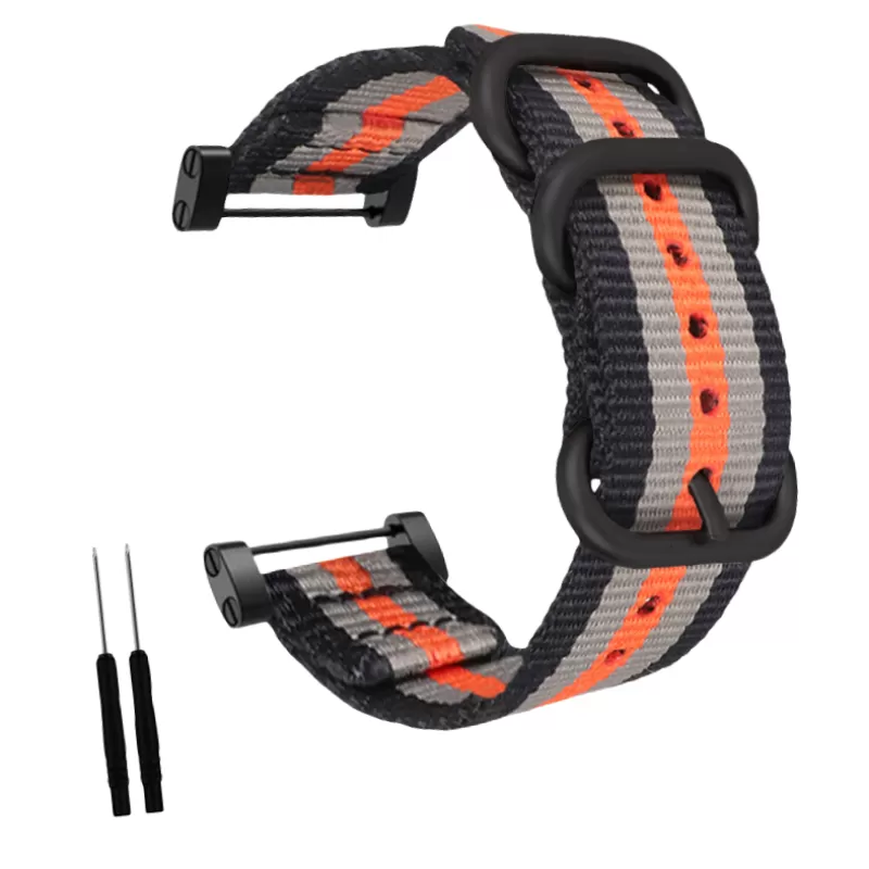 INF SUUNTO Core Expedition Series klockarmband i nylon Grå+orange