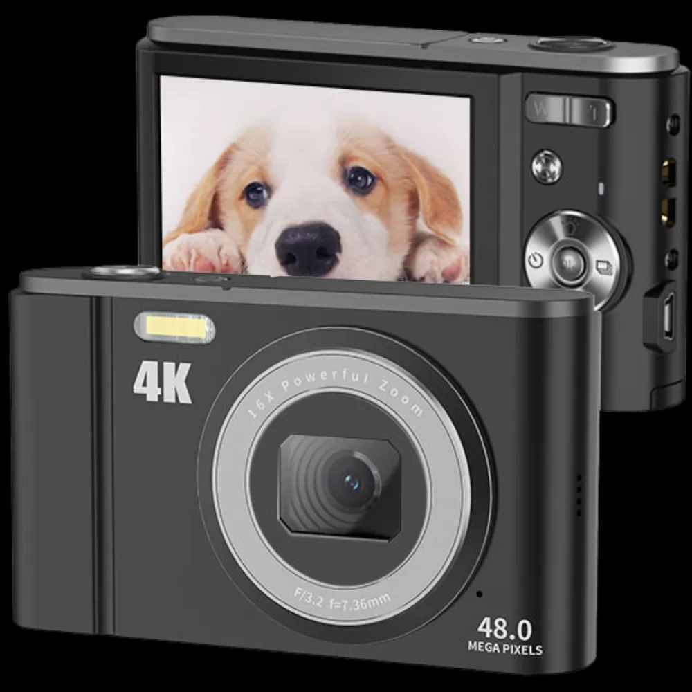 INF Digitalkamera 48MP 16x Zoom 4K Video