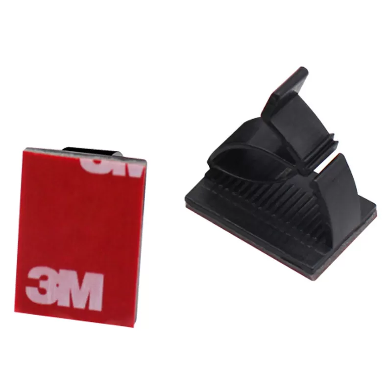 INF Kabelklämmor med 3M Röd Tejp - 100 st