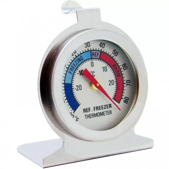 INF Kylskåpstermometer i rostfritt stål model 2