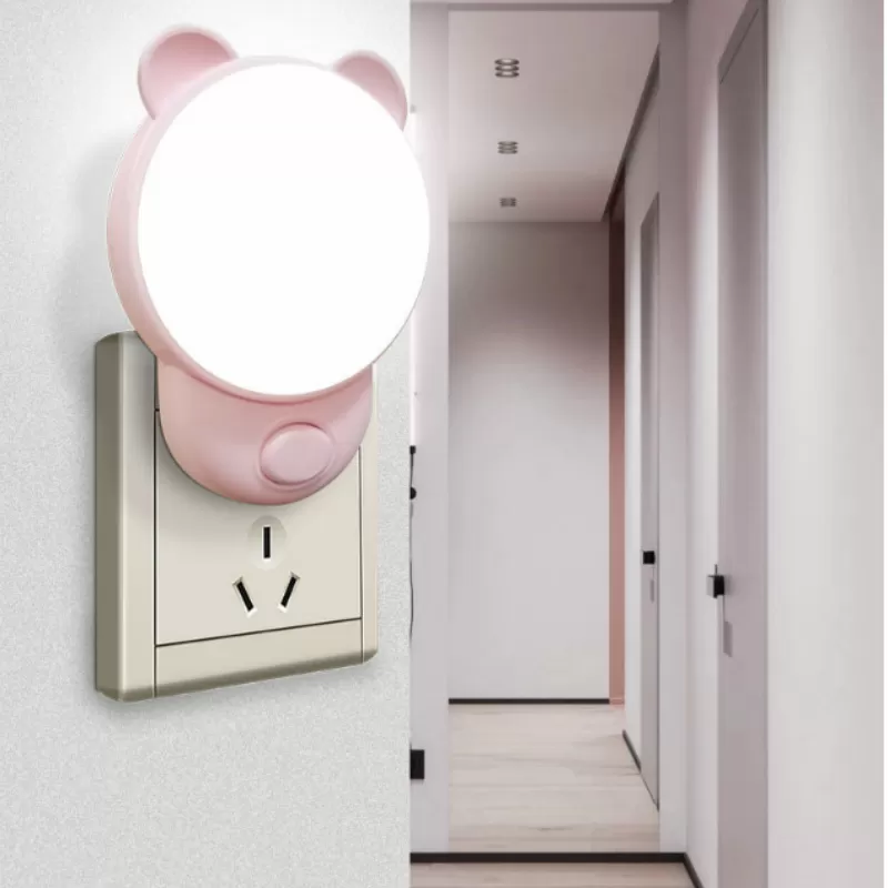 INF LED-nattlampa med två ljuslägen Rosa