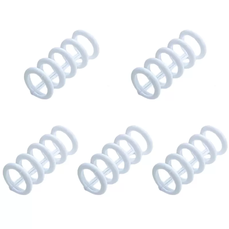 5-håls pärmklämmor - organisera dina dokument (5-pack) Vit