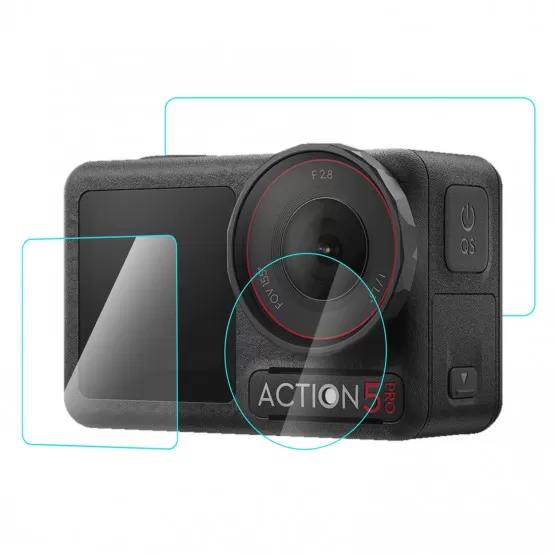 INF Skärmskydd i Härdat Glas för DJI Osmo Action 5 Pro