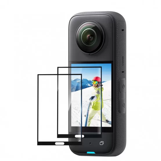 Skärmskydd i härdat glas för Insta360 X3 (2-pack) - PU822T