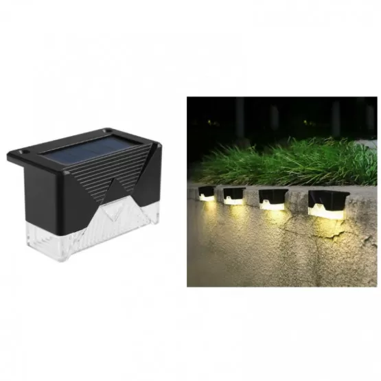 INF Solcellsdriven Trappbelysning 4-pack - Utomhus LED Trappstegsbelysning