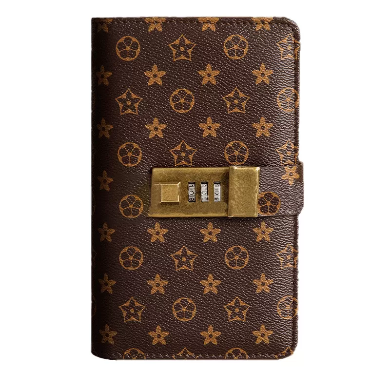 INF Lösenord Spargris - Säkra besparingar, snygg design Brun
