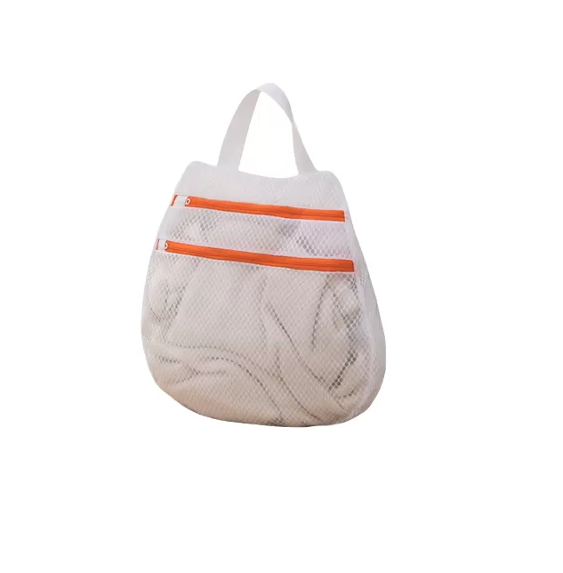 INF 2-pack uppgraderade tvättpåsar med dubbel dragkedja 40 x 40 cm