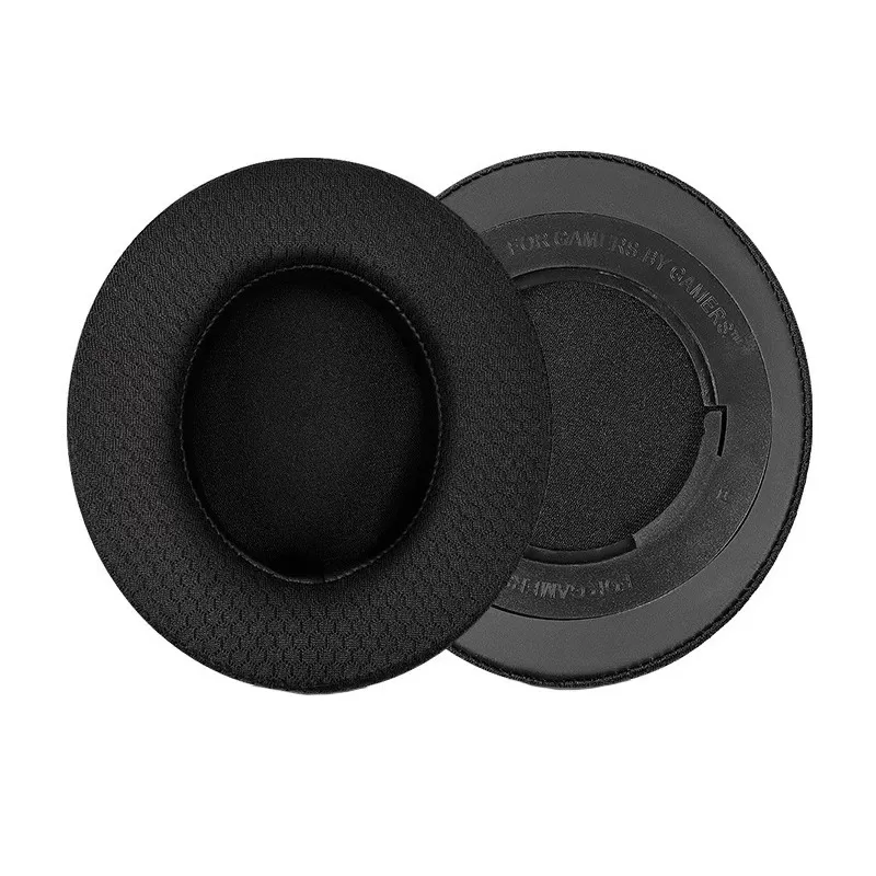 INF Ersättnings öronkuddar för Razer ManO'War 7.1 - Svart fårskinn (Singel)