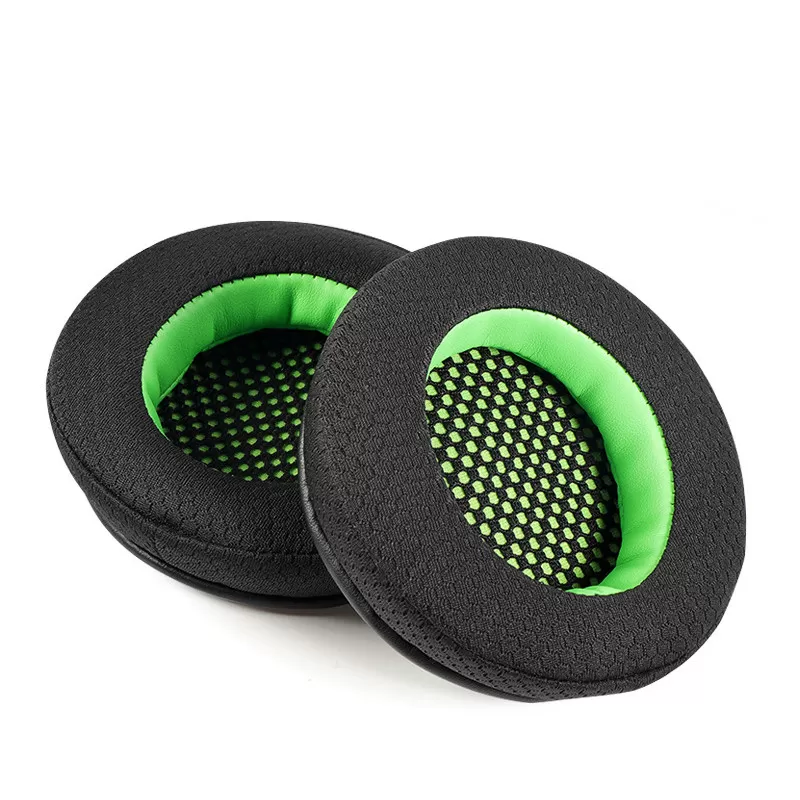 INF 2-pack utbytesöronkuddar för Razer Kraken Pro V1 hörlurar Grön