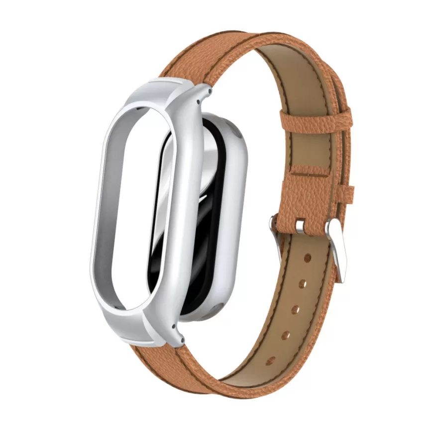 INF Metallram för Xiaomi Mi Band 9 Ceramic/8, 901T kompatibel