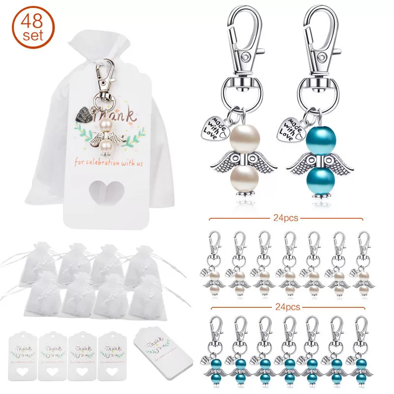 INF Skyddsängel nyckelring Silver 48-bitar