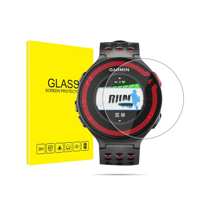 INF Skärmskydd i Härdat Glas för Smartwatch, 2-pack Garmin Forerunner 220
