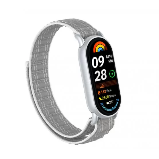 INF Xiaomi Mi Band 9 Sportrem i nylon som andas Grå
