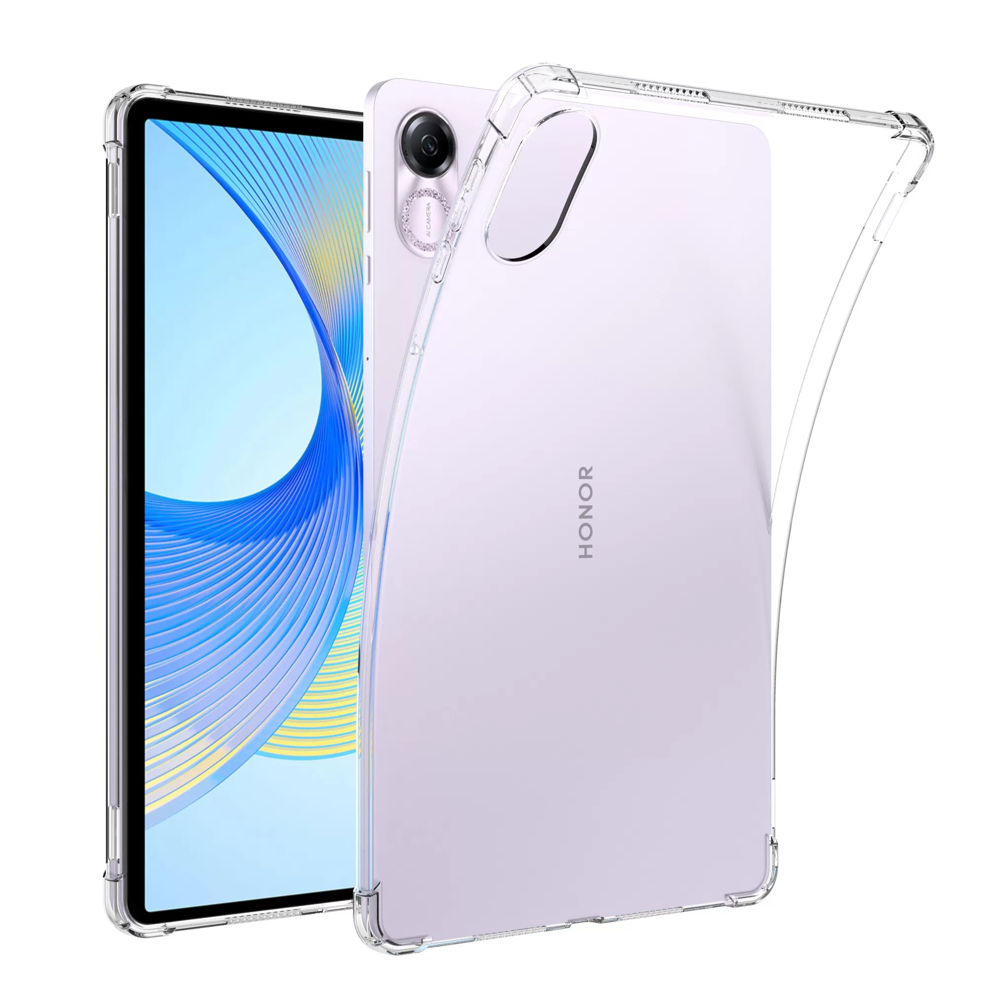 INF Genomskinligt TPU-skal för Huawei Mediapad T5 10 - Stötsäkert skydd HUAWEI MatePad 10.4/Honor TabV7/V6