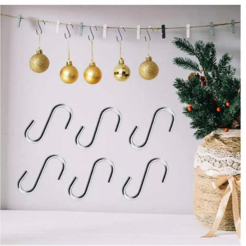 INF Mini S Krokar i Rostfritt Stål, 100-pack Silver