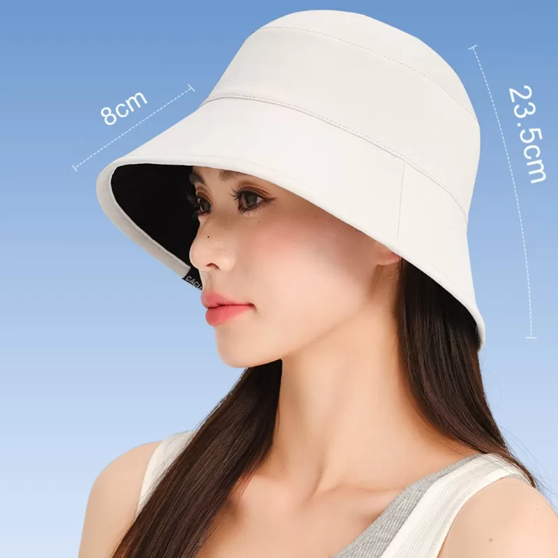 INF Vändbar solhatt M (57-59 cm) Grå