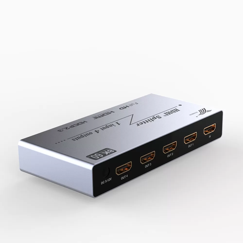 INF 8K HDMI Splitter 1x4 | YZ-B084-V0 fördelarförstärkare