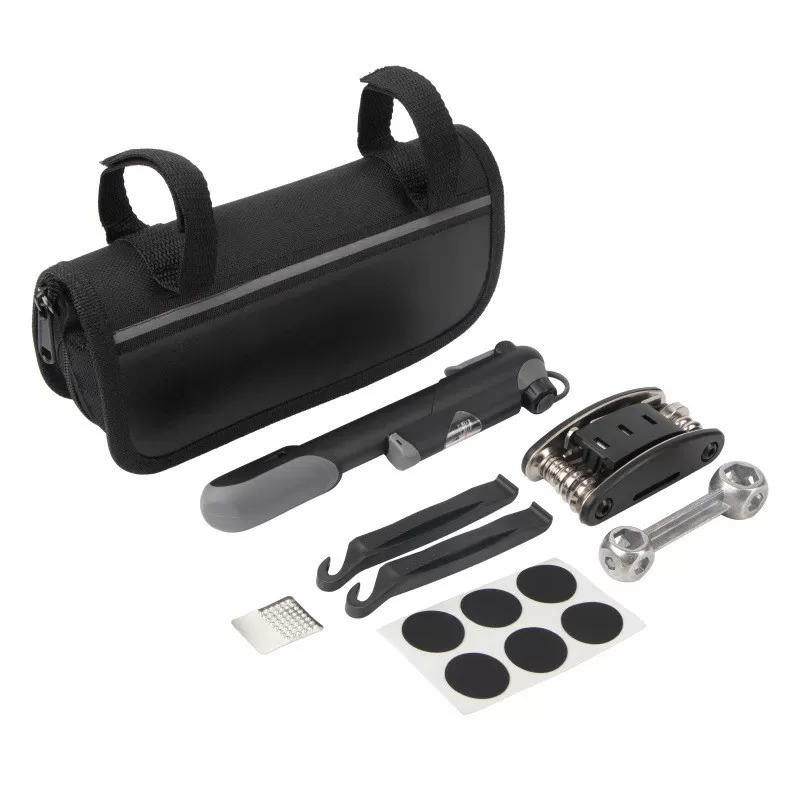 INF Bärbar cykelpump med verktygssats model 1