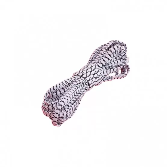 INF Svart och vitt dubbellager elastiskt band - 9 mm (10 st)