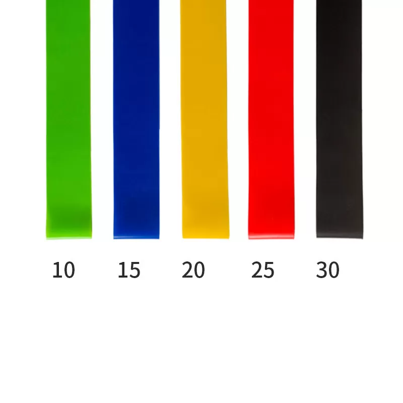INF TPE Elastiska Träningsband med Bärväska - 5 pack