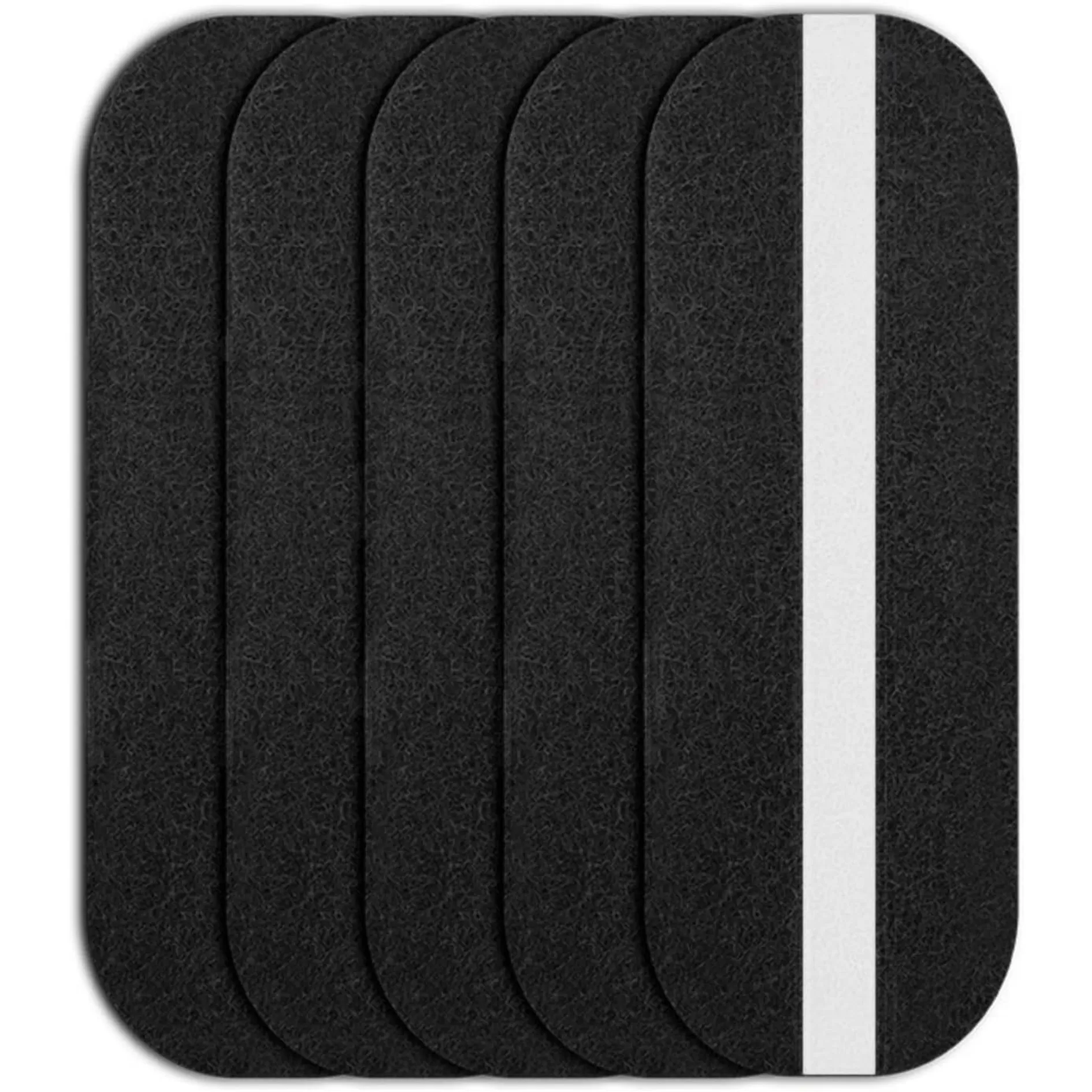 INF 5st aktivt kolfilterkuddar - Ovala 250x100x10mm