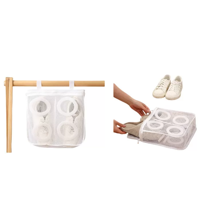 INF Mesh tvättpåse för skor, tvättmaskinssäker skydd L