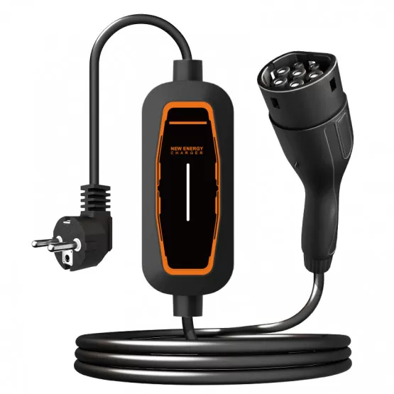 INF T6 EV-laddare 16A 3,5KW med indikatorlampa - 5 meter