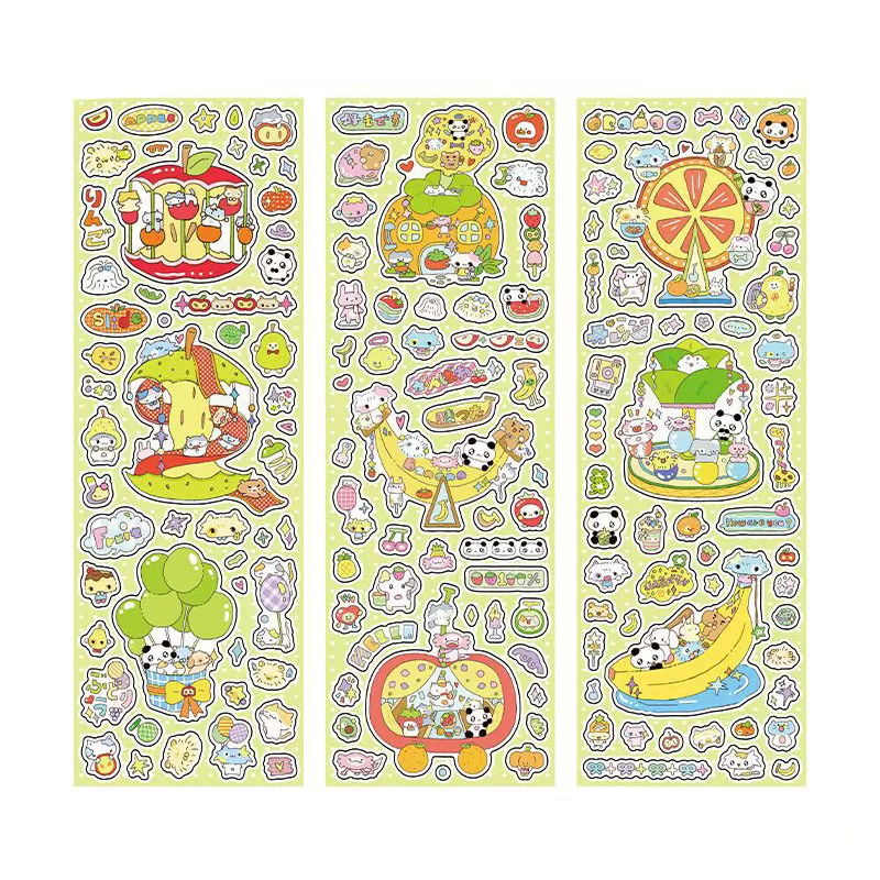 INF Dekorativa klistermärken med fruktparadis