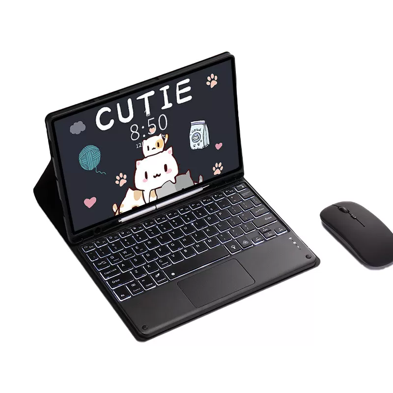 INF Bluetooth-Tangentbord och Mus för Samsung Galaxy Tab Samsung Galaxy Tab S9+/S10+ 12,4 tum