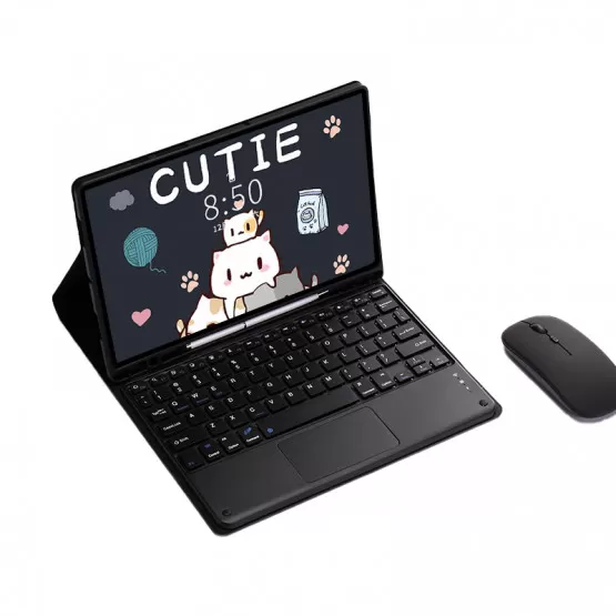 INF Bluetooth-tangentbord och musset för Samsung Galaxy Tab Samsung GalaxyS9/S9 FE/S10 10,9 tum